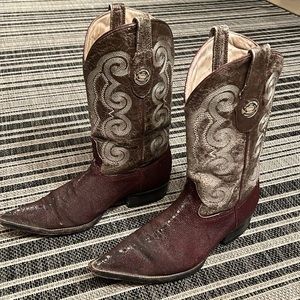 Authentic stingray boots